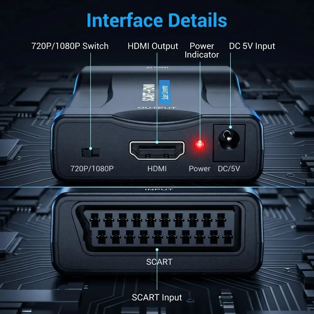 SCART to HDMI-compatible Conve - Scart To Hdmi review and price