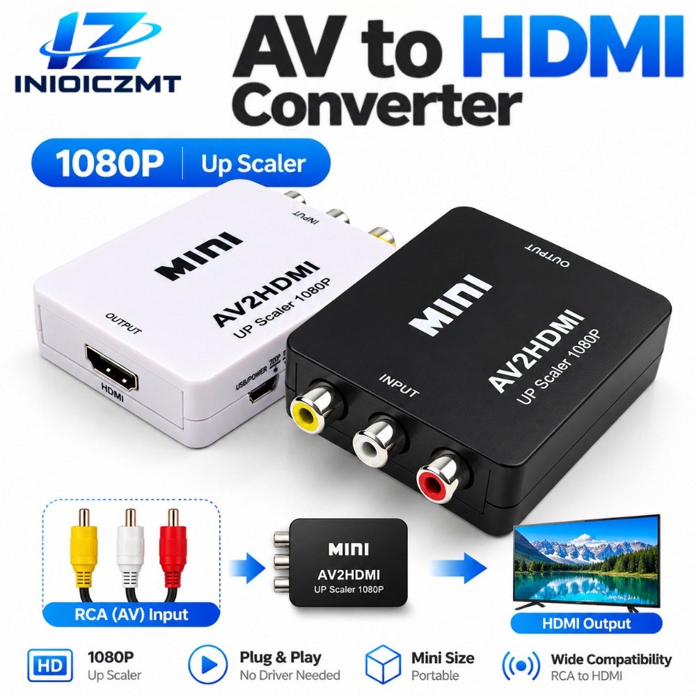 1080P RCA AV To HDMI Converter - Retro Gaming Kiosk review and price
